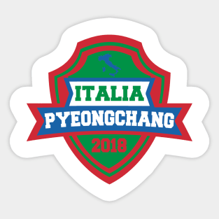 Team Italy Pyeongchang 2018 Sticker